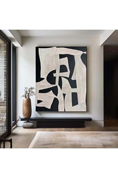 lawhat لوحة ديكور منزلي تجريدية مطبوعة على قماش الكانفس موديل (2924)