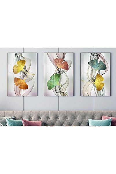 lawhat لوحة زخرفية من أوراق الجنكة الخزفية الفاخرة مطبوعة على قماش الكانفس مو...