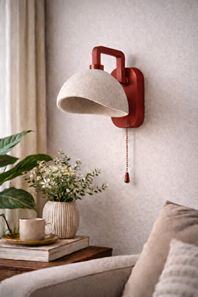 Limon 3D Desing Şarjlı Kablosuz Duvar Apliği LED Işıklı - Modern Başucu Lamba...