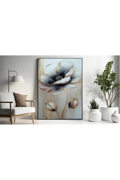 lawhat لوحات فنية مطبوعة ورد على قماش الكانفس موديل ( 2580)