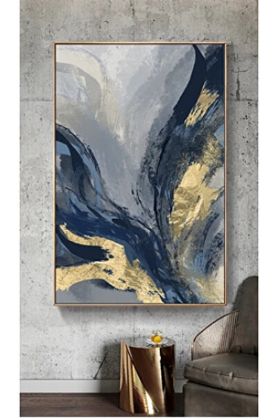 lawhat لوحات فنية تجريدي مطبوعة على قماش الكانفس موديل ( 2298)