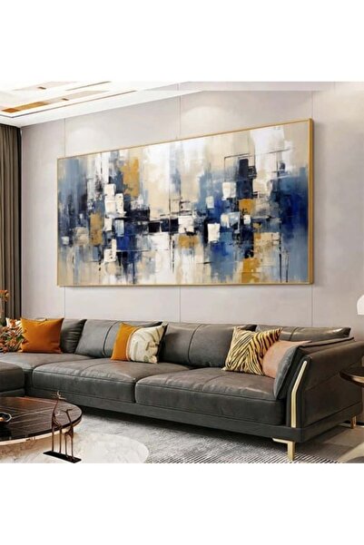 lawhat لوحات فنية تجريدية مطبوعة على قماش الكانفس موديل ( 2057)