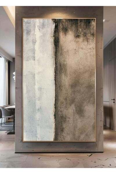 lawhat لوحات فنية تجريدي مطبوعة على قماش الكانفس موديل ( 2390)