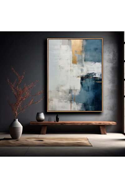 lawhat لوحات فنية تجريدي مطبوعة على قماش الكانفس موديل ( 2232)