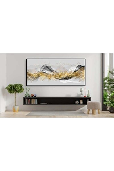 lawhat لوحات فنية تجريدي مطبوعة على قماش الكانفس موديل ( 1661)