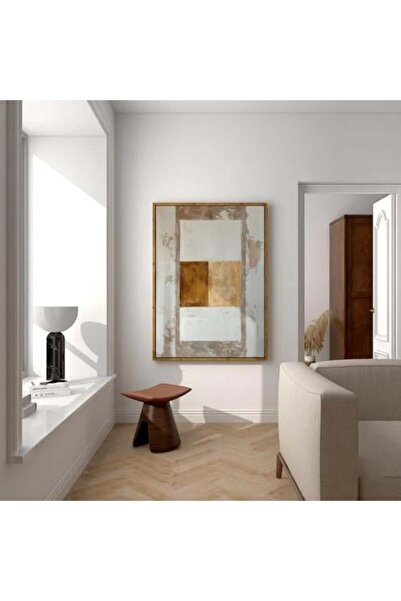 lawhat لوحة ديكور منزلي تجريدية مطبوعة على قماش الكانفس موديل (2846)