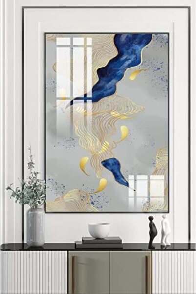 lawhat لوحة ديكور فنية تجريدية لتزيين الشرفة مطبوعة على قماش الكانفس موديل (2...