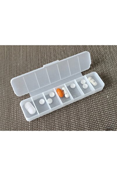 Vescarri صندوق أدوية صغير - حاوية لتخزين الحبوب والفيتامينات اليومية