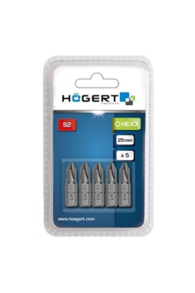 Hogert Set de 5 biți de șurubelniță, Hogert, PH1, 25 mm