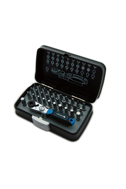Hogert Set de biți, Hogert, 1/4", cu dispozitiv de antrenament cu clichet, 33...