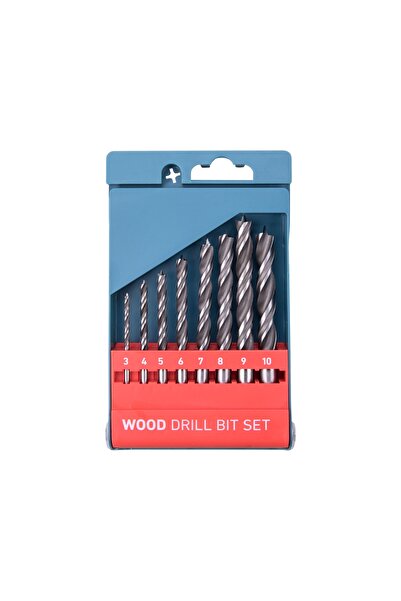 Extol Premium Wood drill bit, set of 8 pieces, 8801221, CrV, 3-10 mm