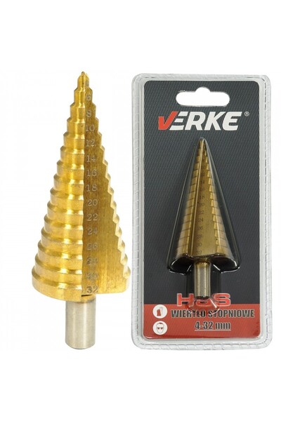 VERKE Κωνικό τρυπάνι, 4-32mm, Verke, V05058