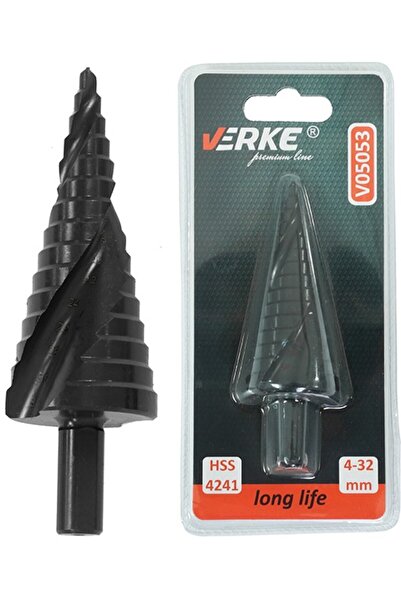 VERKE Conical drill bit, 4-32mm, V05053,
