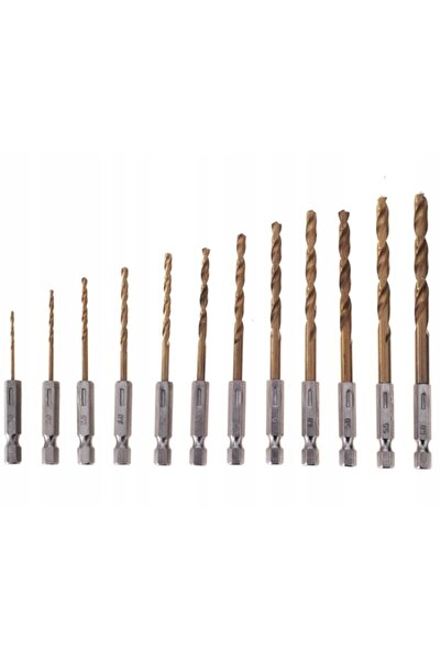 Kraft&dele Set burghie din titan, Kraft&Dele, KD982, 13 buc, 1,5–6,5 mm