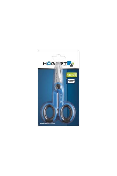 Hogert Foarfece electrician profesionale din oțel inoxidabil 140 mm, tăiere c...