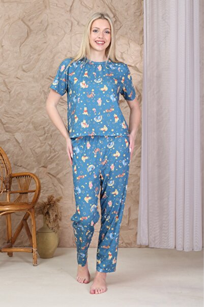Luna Wear Lunawear Short Sleeve Pajama Set Supersoft Single Jersey