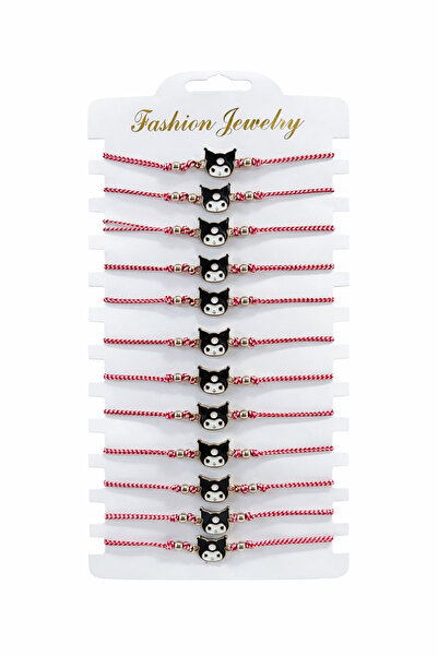 OEM Set of 12 adjustable Martisor bracelets, Kuromi, March 1st gift for children