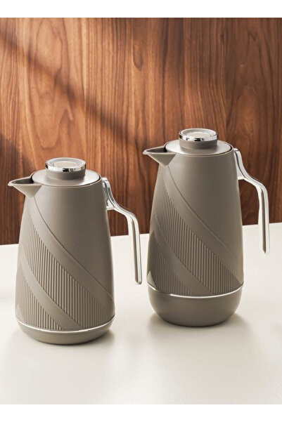 ALQANNAS Set of 2 High-Quality Tea & Coffee Thermoses, 1 L & 0.7 L Capacity