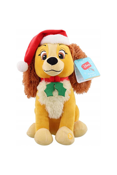 Disney Christmas plush toy with sound Lady, 30 cm