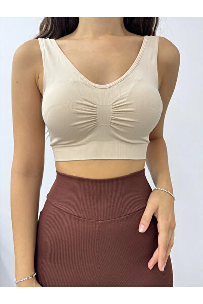 nedo7 Thick Strap Padded Bustier -Cream