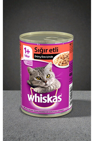 Whiskas Sığır Etli Yaş Kedi Mama 400 g