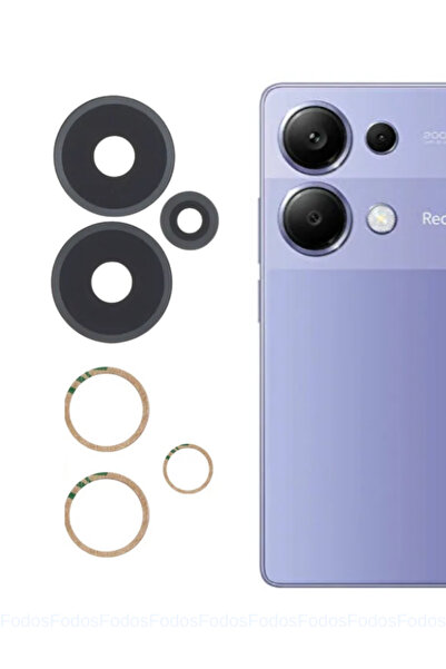 Piaks Xiaomi Redmi Note 13 Pro 4G Kamera Lensi Cam - Kamera Camı - Yapışkanlı...