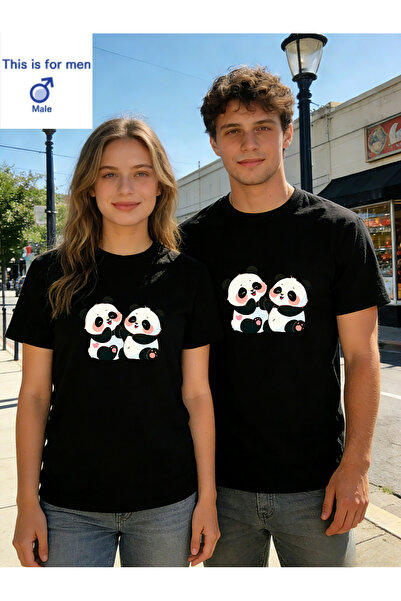 Deocept Διπλό Σετ 1 τεμάχιο Ανδρικό μπλουζάκι για την Ημέρα του Αγίου Βαλεντί...