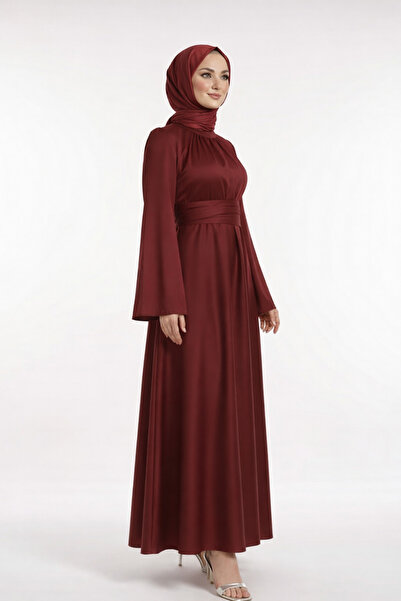 PERADO Spanish Sleeve Cross Tie Evening Dress