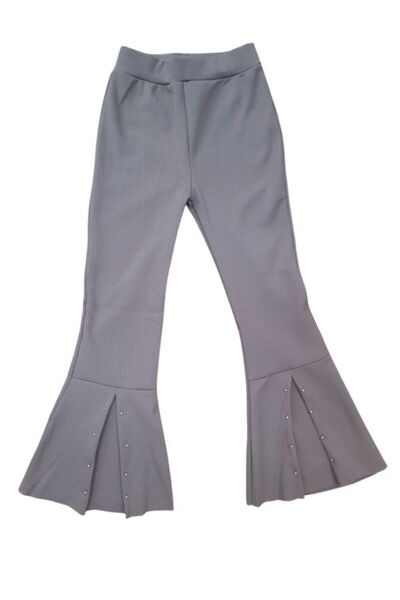 LaHadi Elegant flared pants with rhinestones - Chic, for girls