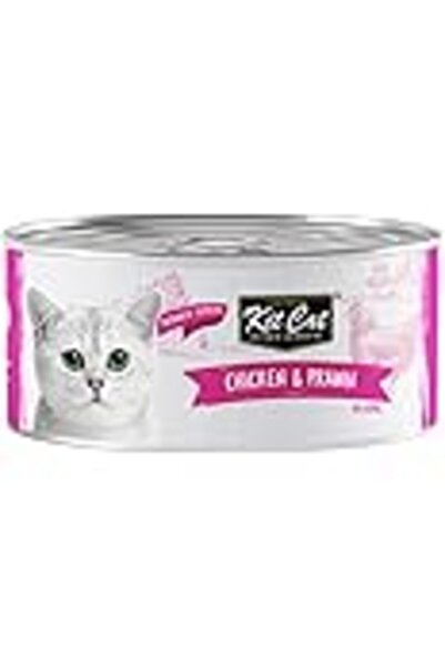 Kit Cat Grain Free Chicken & Prawn Topper Wet Cat Food - 80G
