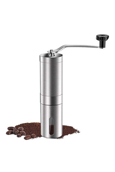 YupFun Manual Coffee Bean Grinder Silver Standard