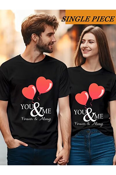 Deocept Διπλό Σετ 1 τεμάχιο Ανδρικό μπλουζάκι για την Ημέρα του Αγίου Βαλεντί...