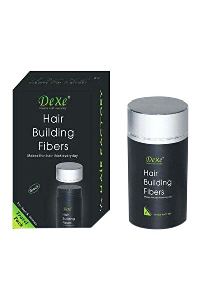 Dexe ألياف بناء الشعر باللون الأسود 22 جرام