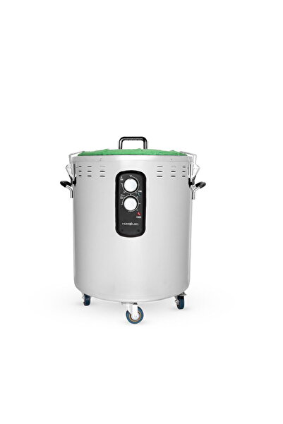 Home Elec طنجرة ماندي أسطوانية – 61 لترًا | 1850 واط | ستانلس ستيل