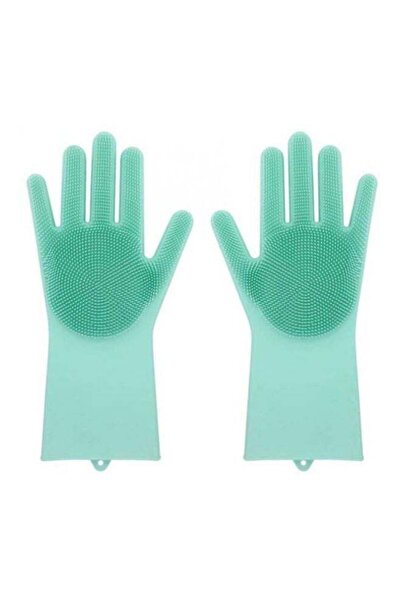Generic Pair Of Magic Cleaning Gloves Green
