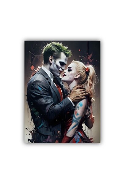 OEM Tablou Canvas 50x70cm, Harley Quinn și Joker 3
