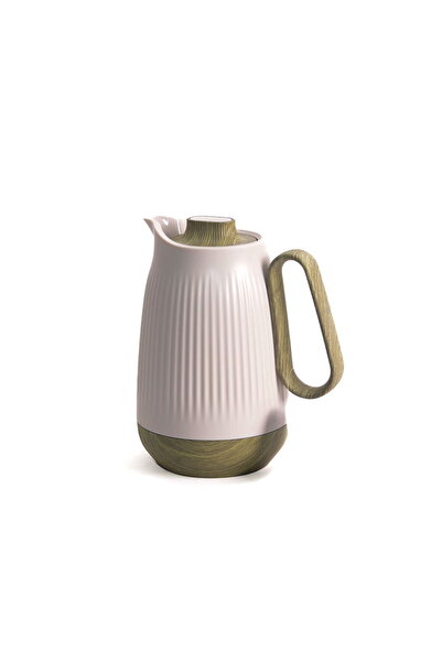 Generic 1 Liter Wooden Vacuum Flask