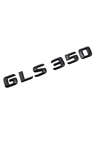 MERCEDES Emblemă neagră GLS 350 pentru portbagaj