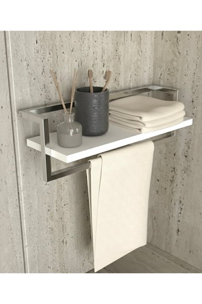 Abreque Havluluk Banyo Rafı Sabunluk