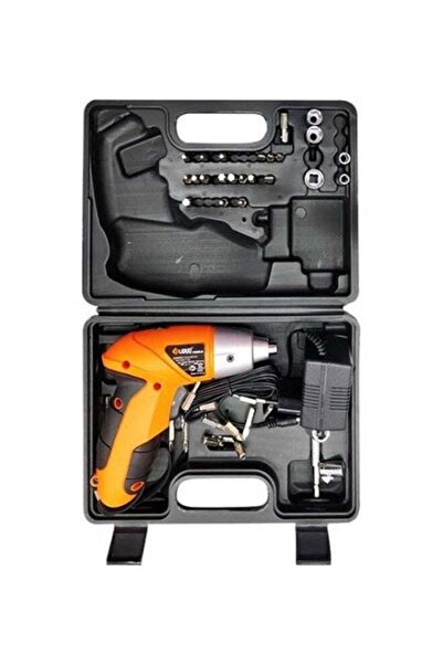 Generic 45-Piece Liduo Cordless Tool Kit With Screwdriver Black/Orange