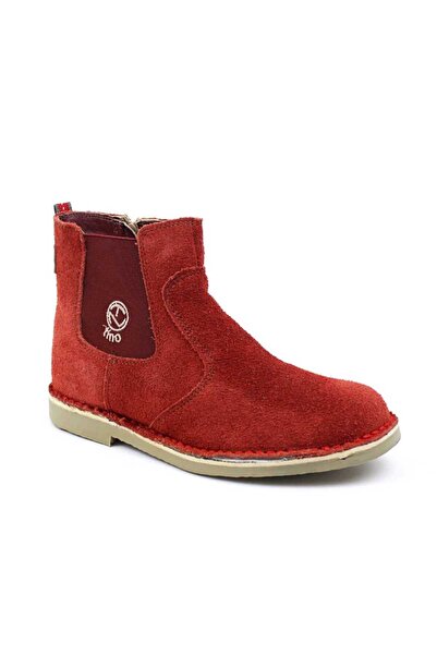 tino Lightweight children's boots, made of genuine suede leather 3214-BORDO