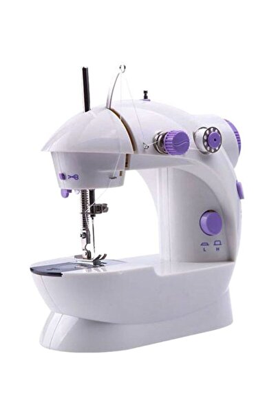 Generic ماكينة خياطة محمولة باللون الأبيض/الأرجواني