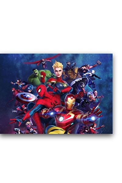 OEM Pictură pe pânză 50x70cm, Marvel Super Heroes 2