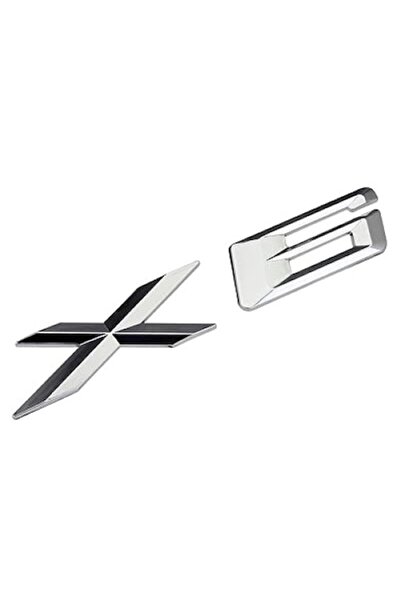 BMW Emblemă X6 pentru portbagajul spate cromat