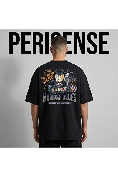 YRN COLLECTION Tricou oversize unisex din bumbac pieptănat premium, imprimat ...