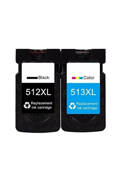 Ulm Cart Set of 2 Compatible Ink Cartridges Canon PG-512 + CL-513