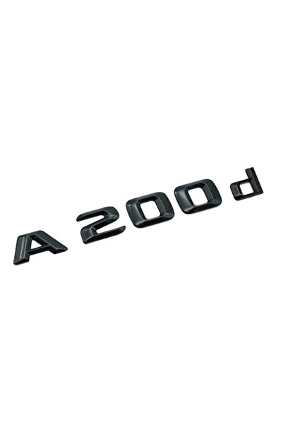 MERCEDES A 200d Badge for Trunk, Black