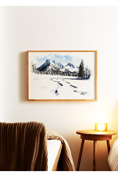 ARTHOUSECOLLECTIVE Winter - Landscape Poster Collection - Unframed Poster in ...