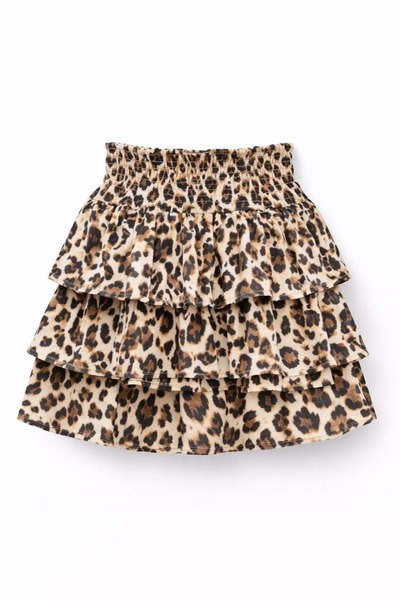 Lolliboomkids Fusta cu etaje pentru fete imprimeu leopard - LEOPARD - 8-9 ANI