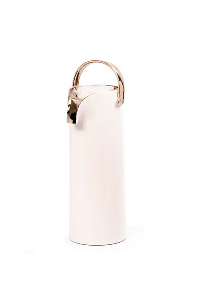 Jude ترمس ضغط سعة 1.9 لتر، لون بيج بني